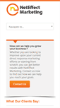 Mobile Screenshot of neteffectmarketing.com