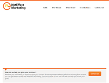 Tablet Screenshot of neteffectmarketing.com